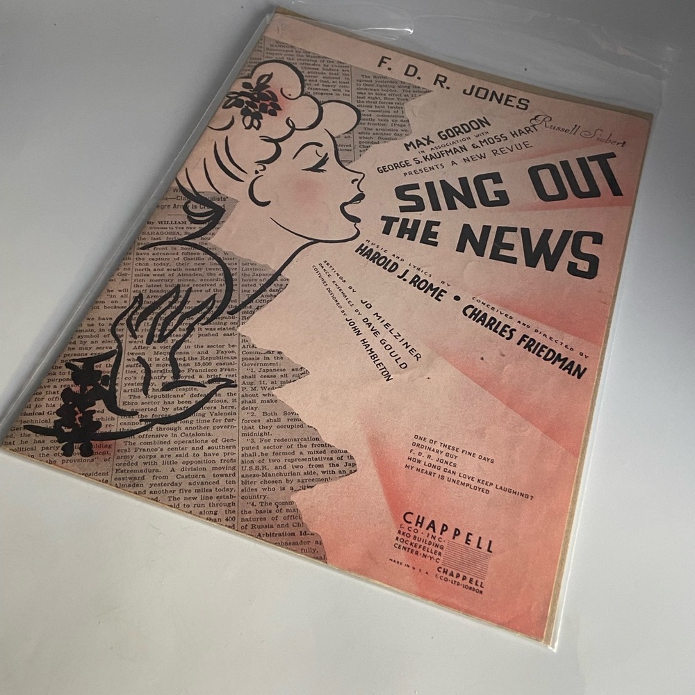 Sing Put the News Sheet Music